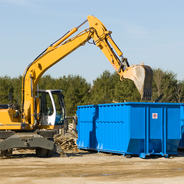 can i choose the location where the residential dumpster will be placed in Teigen Montana